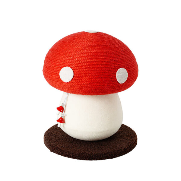 Cat Scratch Board Mushroom Red Umbrella Scratching Board Cat Toy - Image 4