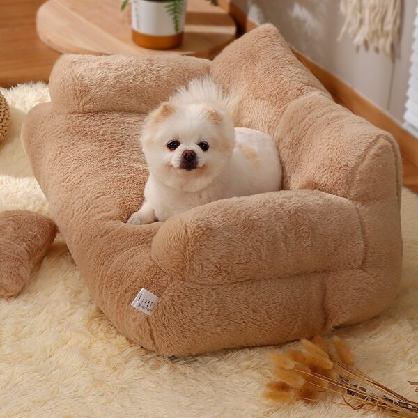 Flannel Warm Large Cat Sofa Universal Pet Kennel - Image 4